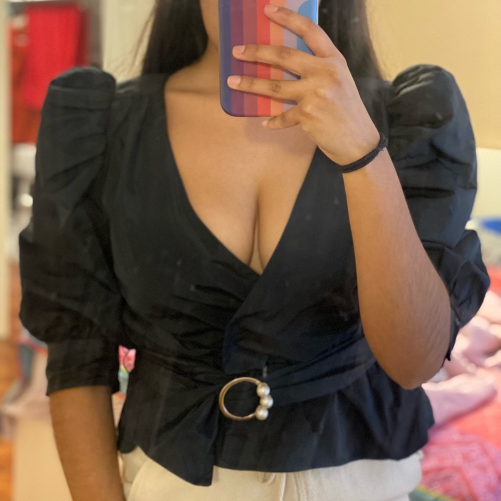Black Zara Blouse